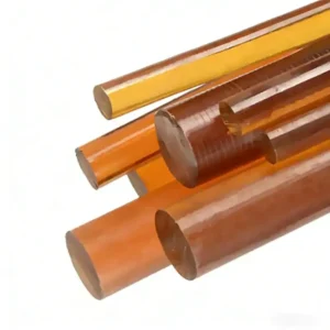 Amber PEI Rods for CNC Machining