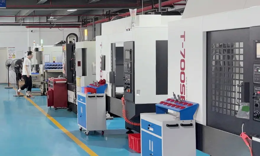 CNC machining workshop