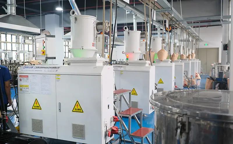 VantPoly continuous engineering polymer profile extrusion line