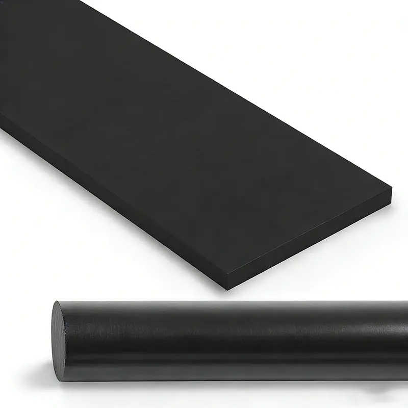 Impact & Steam-Resistant Black PSU/PPSU Rods & Sheets