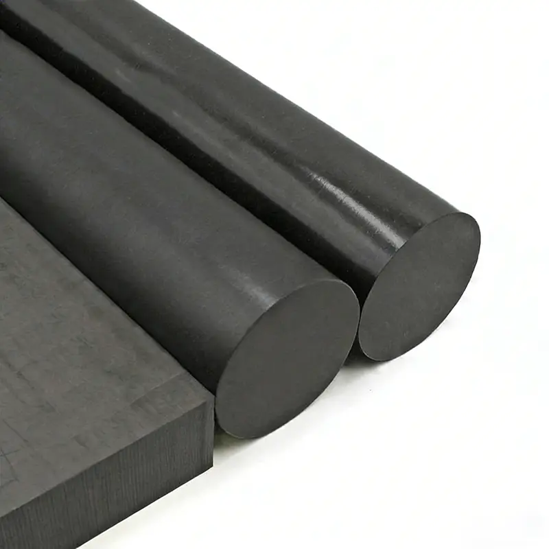 Chemical-Resistant Black PPS Sheets & Rod