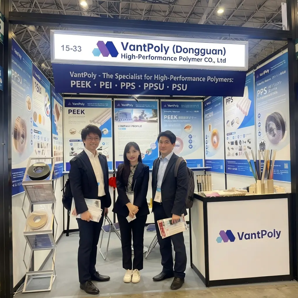 Industrial resin exhibition and customer communication